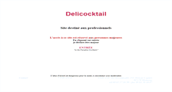 Desktop Screenshot of delicocktail.com