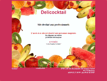 Tablet Screenshot of delicocktail.com